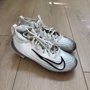 Nike Vapor Kids White and Black Cleats